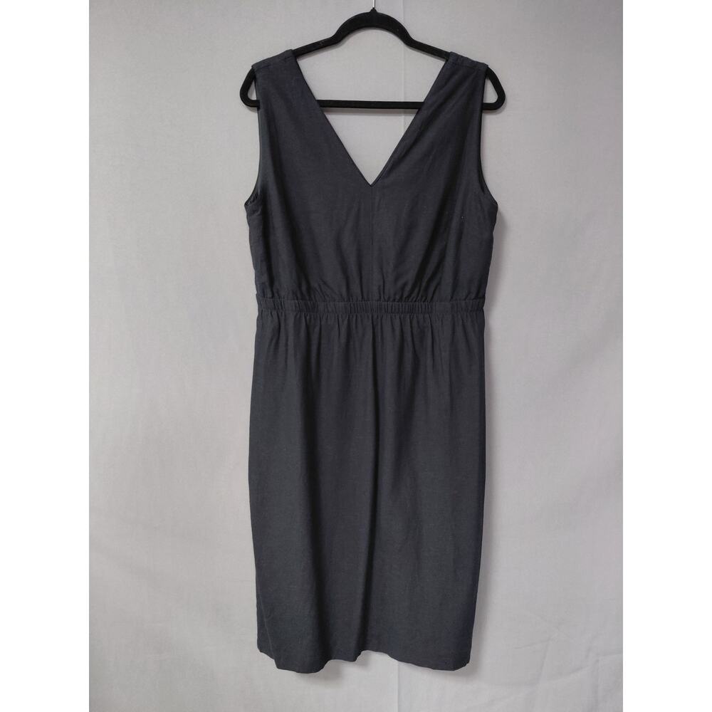 NWT ANN TAYLOR Black Knee Length Lightweight Dress Women Size 10 - Picture 3 of 12